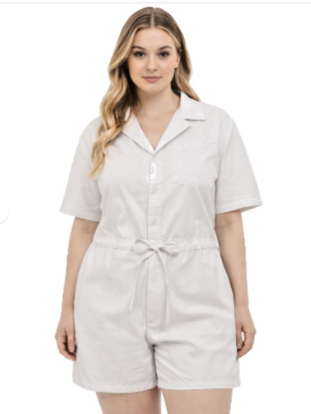 Flylow Women’s Tusk Around Town Short Sleeve with Shorts Romper Sz XL Chic
